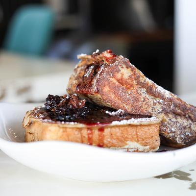Ricotta stuffed french toast