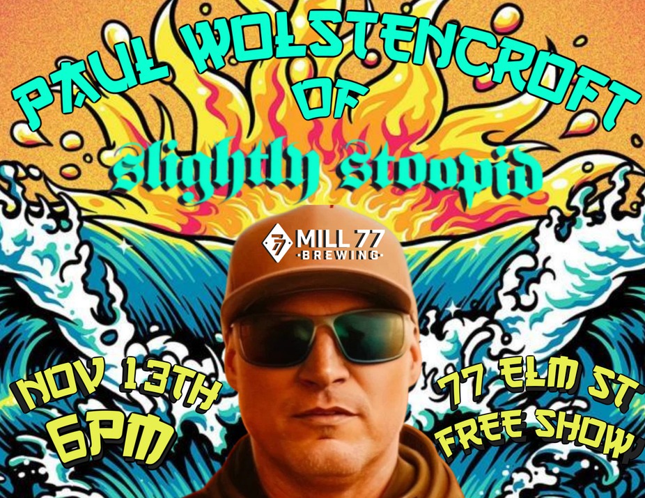 Paul Wolstencroft of Slightly Stoopid event photo