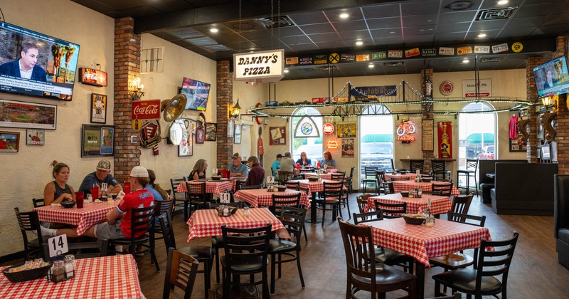 Interior, dining area