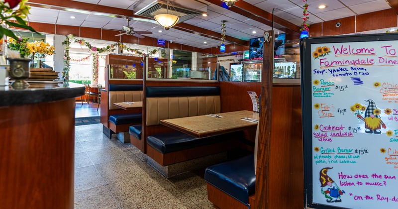 Interior, dining area