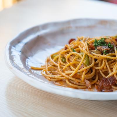 Naporitan, Japanese style spaghetti dish.