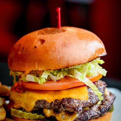 Double cheeseburger.