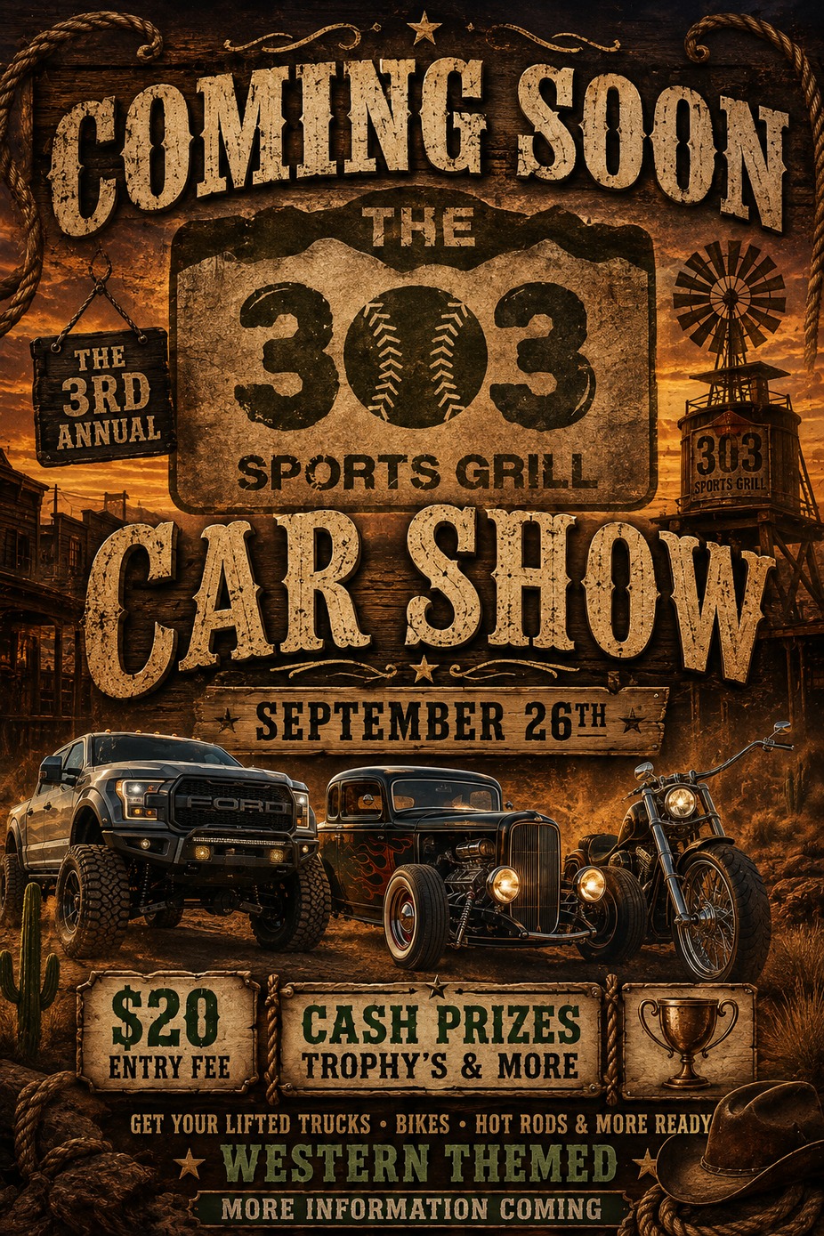 3rd Annual Littleton 303 Car Show event photo