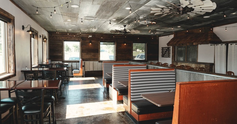 Interior, dining area