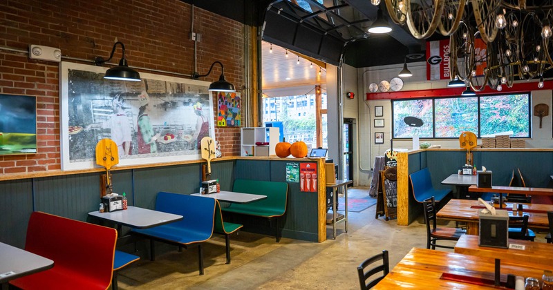 Interior, dining area