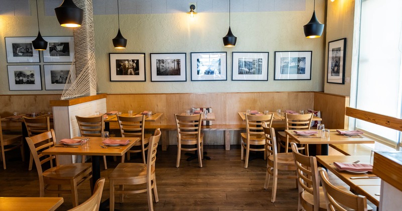 Tables ready for guests