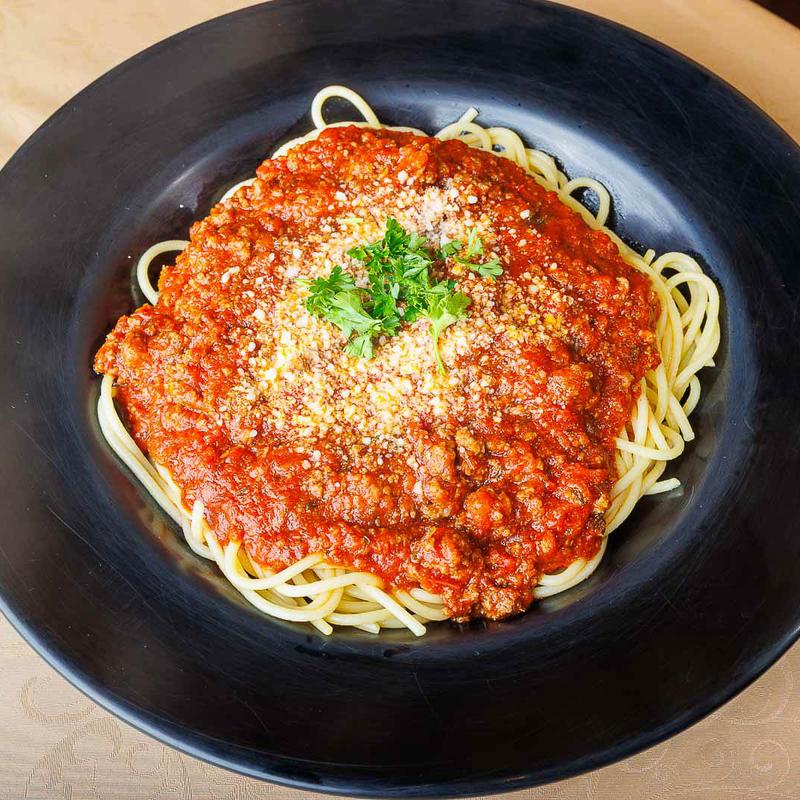 Spaghetti with Meatballs or Meat Sauce photo