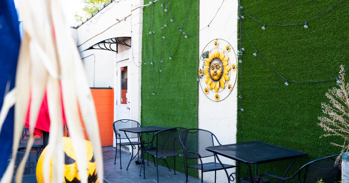 Beautiful patio area