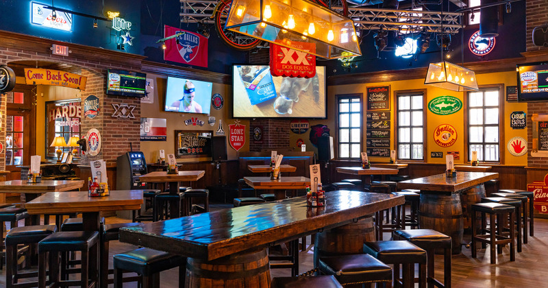 Interior, seating and TV area