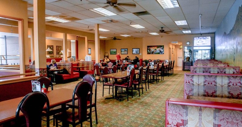 Interior, big dining area