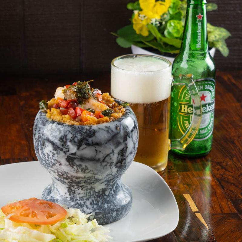 Mofongo Relleno Con Camarones photo