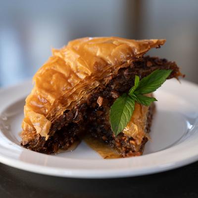 Baklava pie.