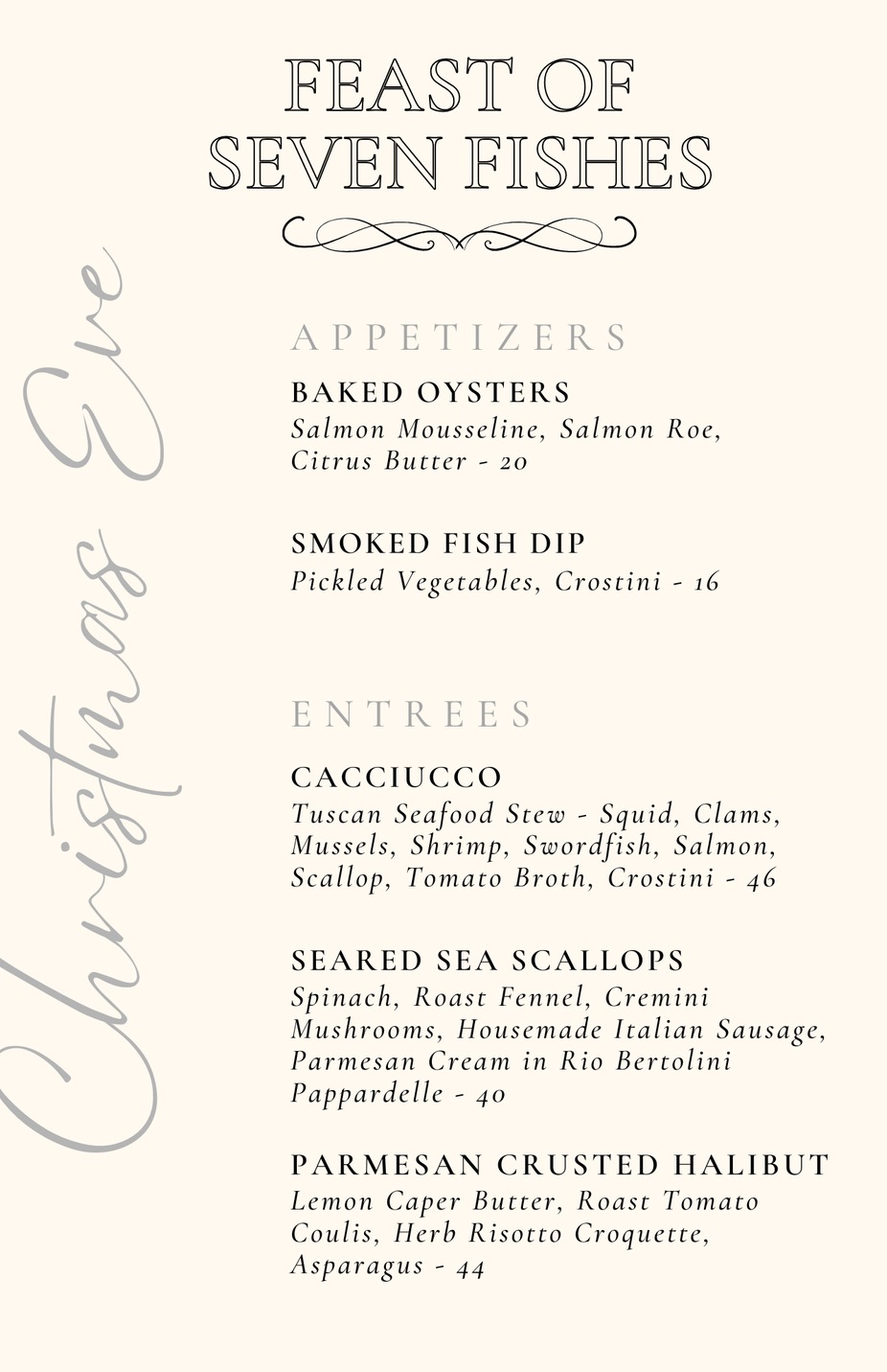 Christmas Eve Specials event photo