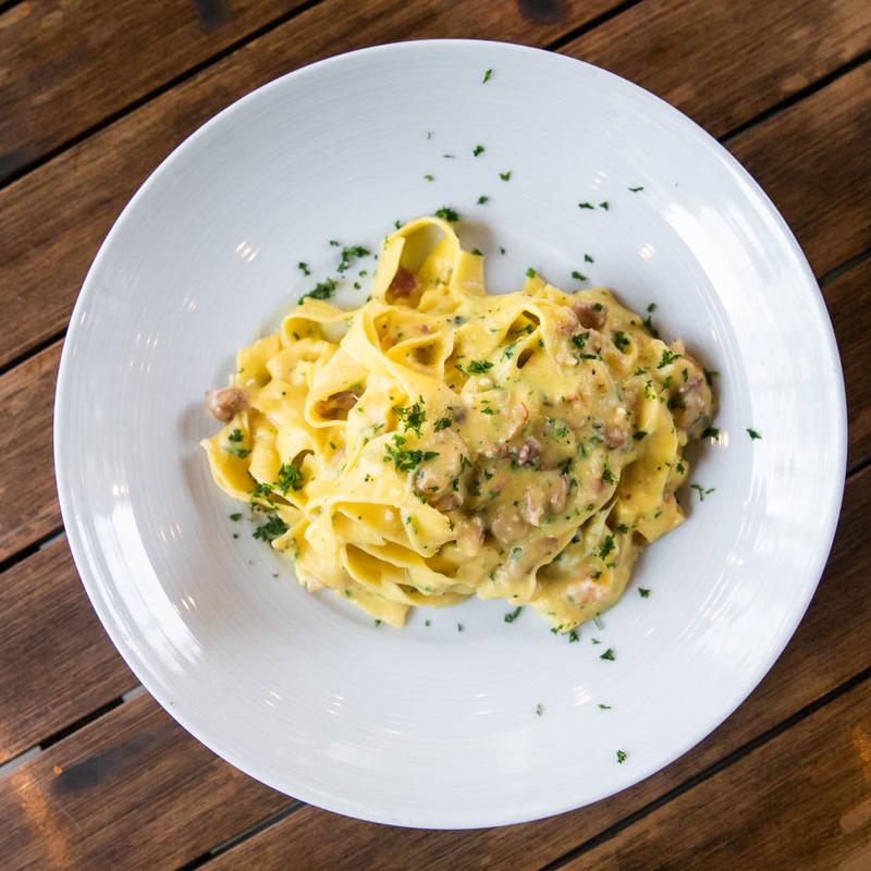 Pappardelle Carbonara photo