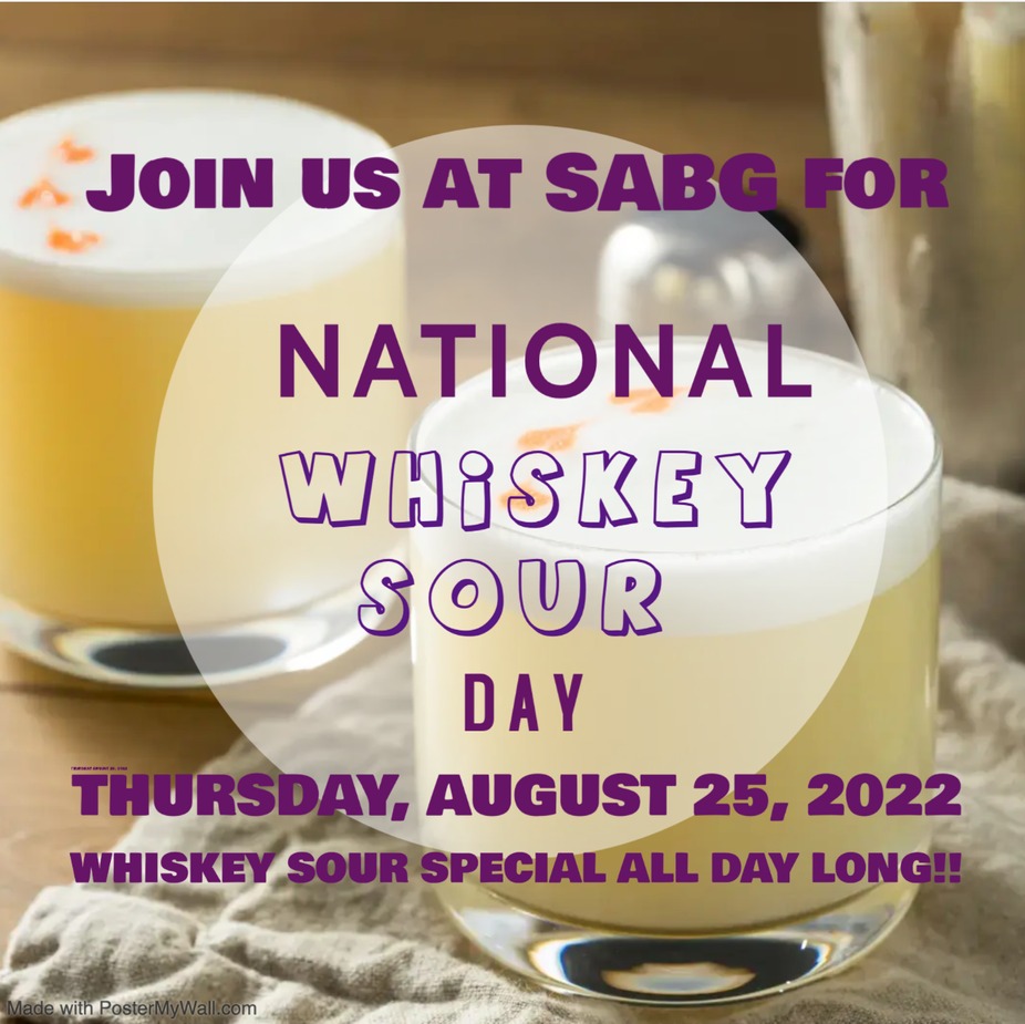 National Whiskey Sour Day event photo
