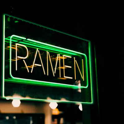 Neon ramen sign.