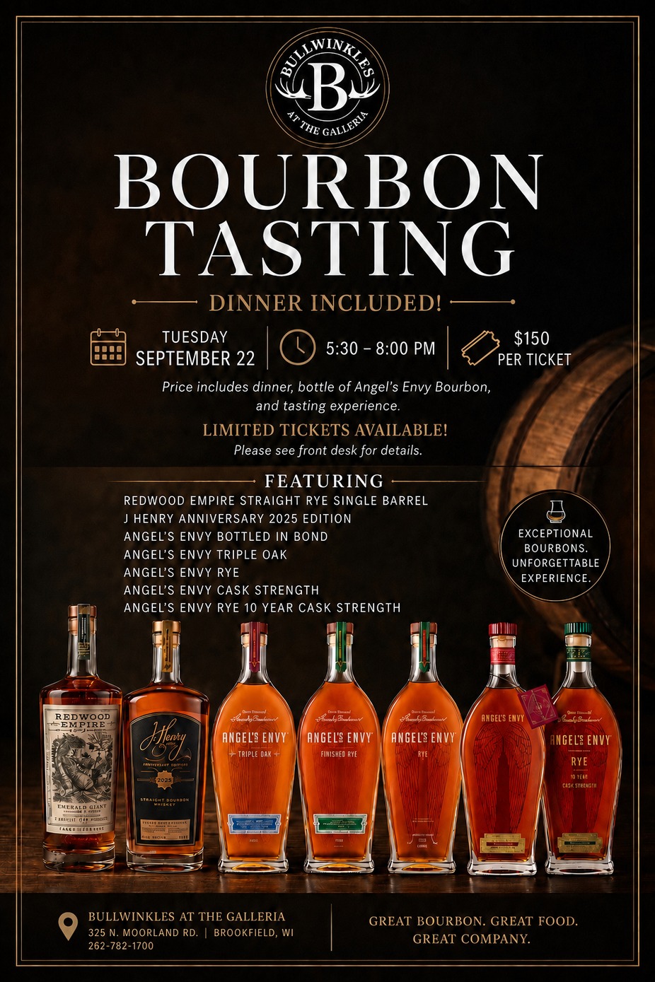 Bourbon Tasting Event event photo