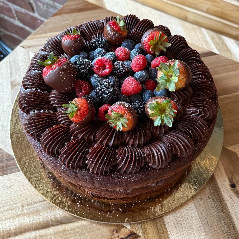 menu item 21 of 46, Flourless Chocolate Cake