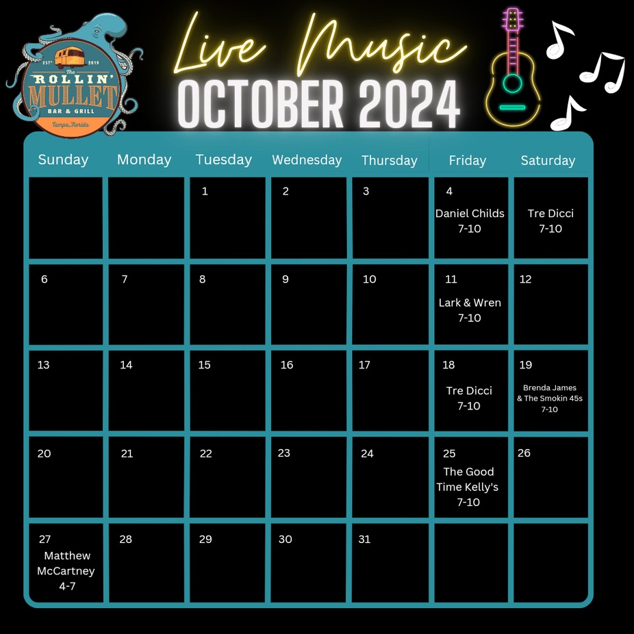 October LIVE MUSIC event photo