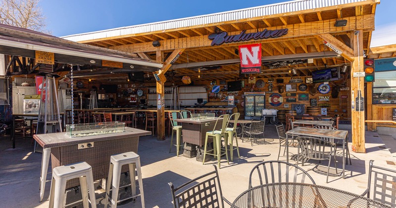 Exterior, seating area