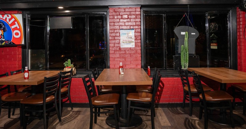 Interior, dining area