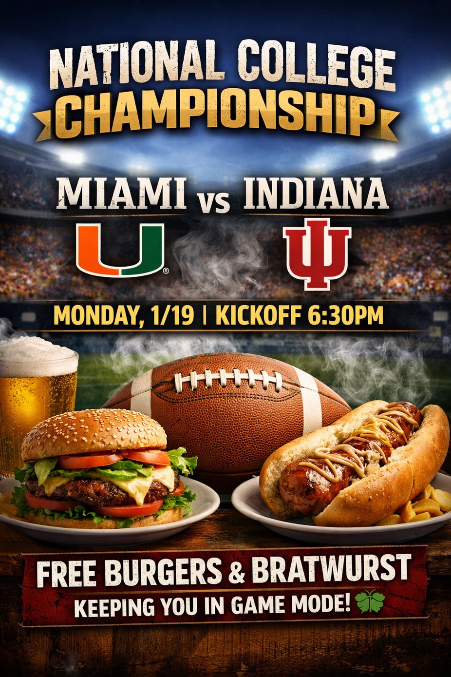 College National Championship Game event photo