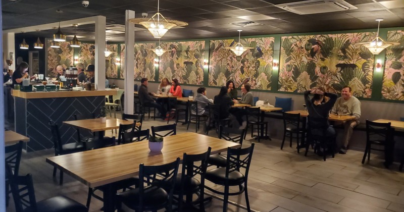 Interior, main seating area