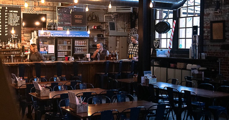 Interior, main seating area