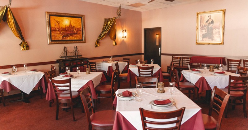 Tables ready for guests