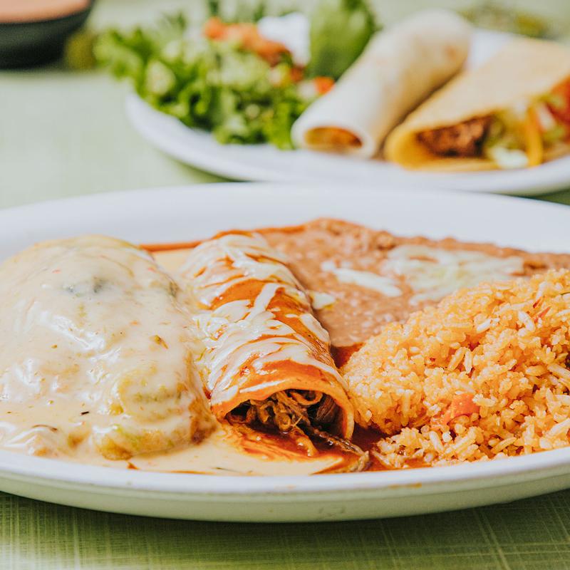 1. One Beef Taco, One Cheese Enchilada, & One Beef Flauta photo