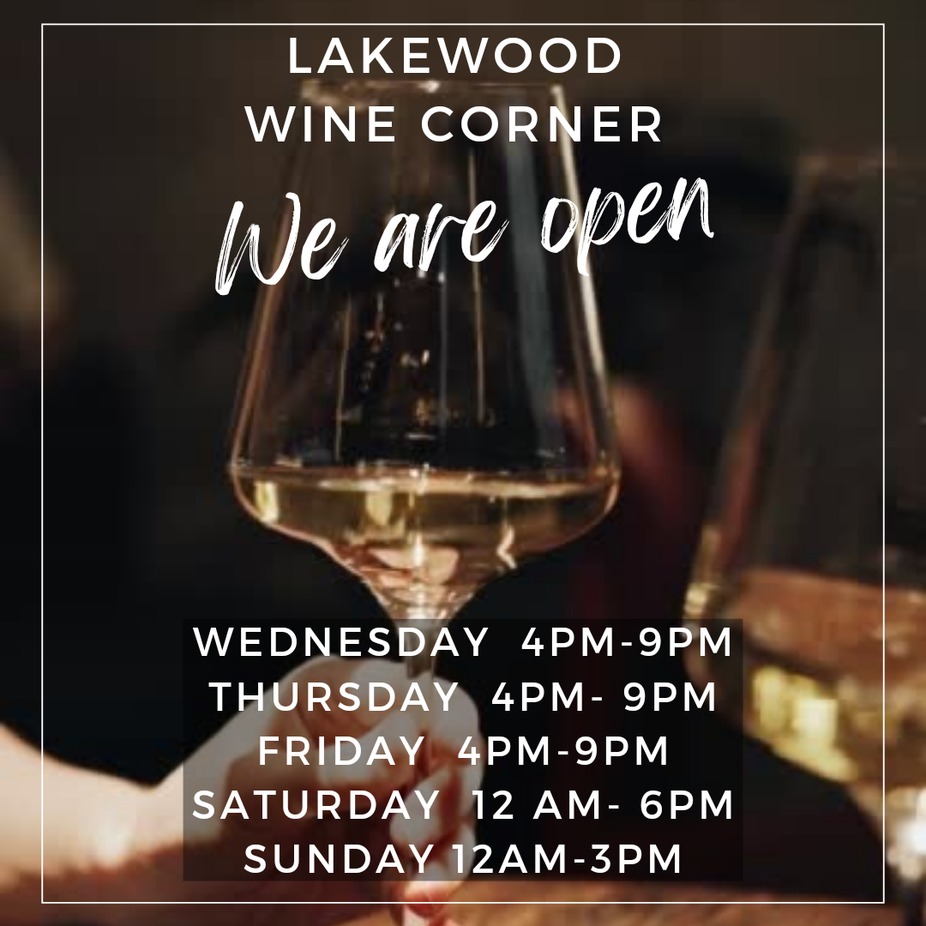 Lakewood Wine Corner Hours event photo