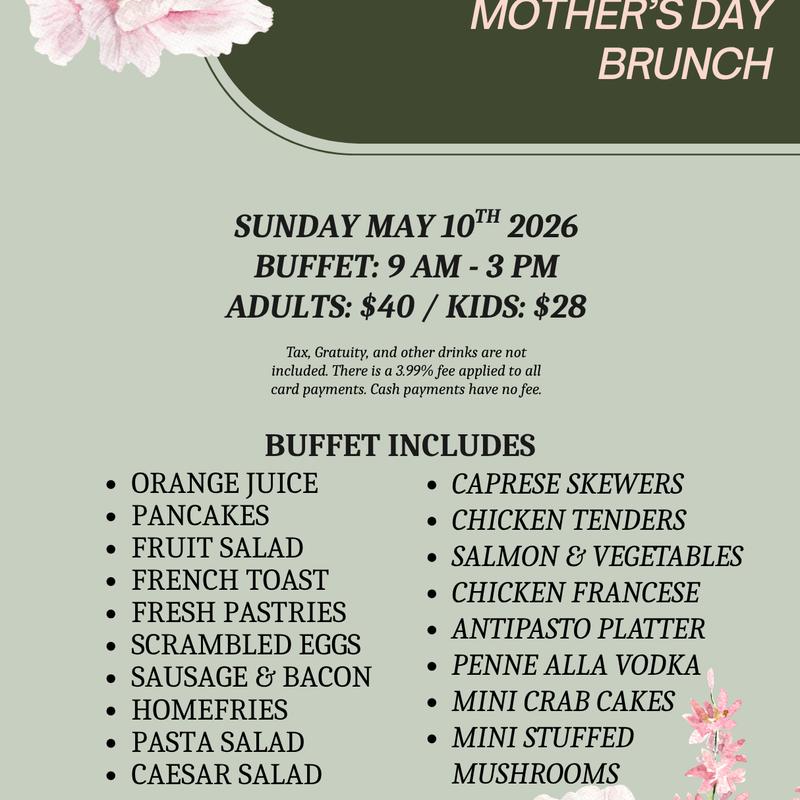 Brunch Buffet Menu photo