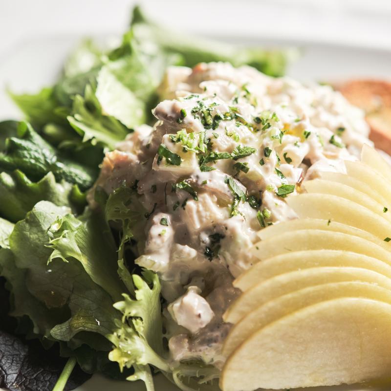 White Truffle Chicken And Apple Salad photo