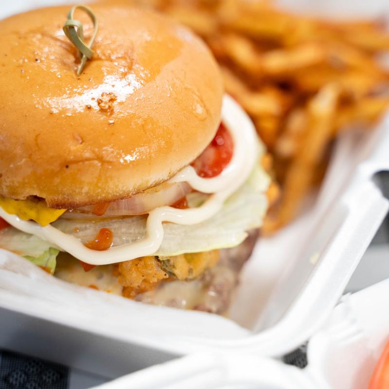 menu item 8 of 12, Atomic Burger