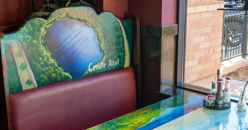 Interior, backrest drawing close up