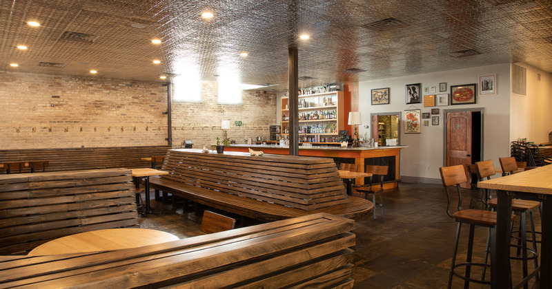 Interior, dining area