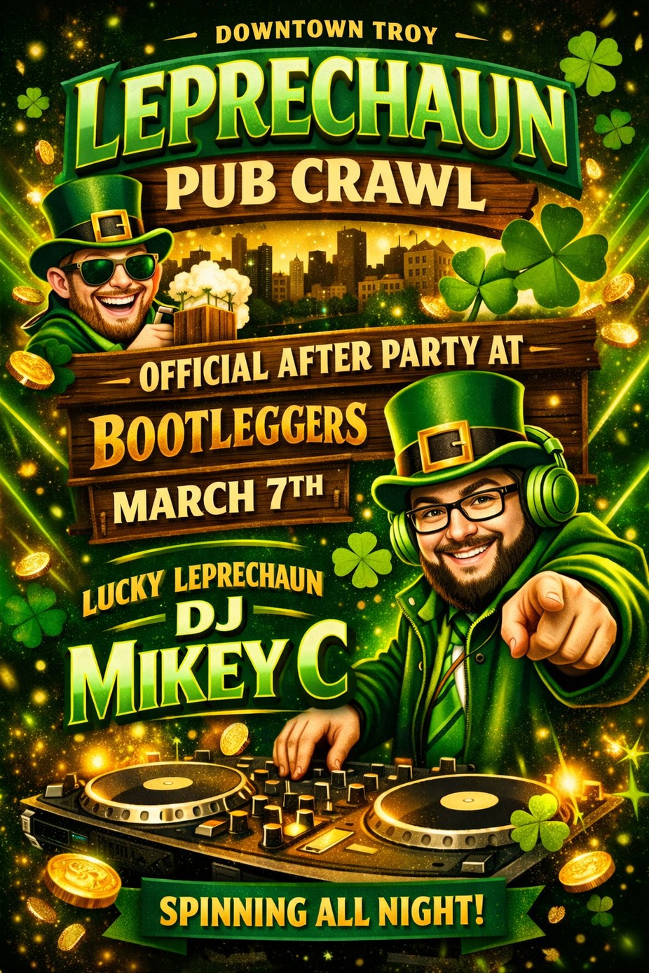 🍀 Leprechaun Pub Crawl – Official After Party 🍀 event photo