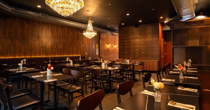 Interior, seating area waiting for the guests