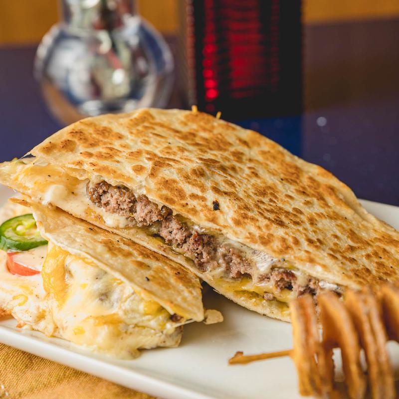 “Caliente Quesadilla Burger” (NEW!) photo
