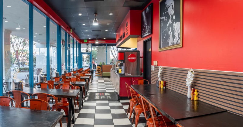 Interior, dining area