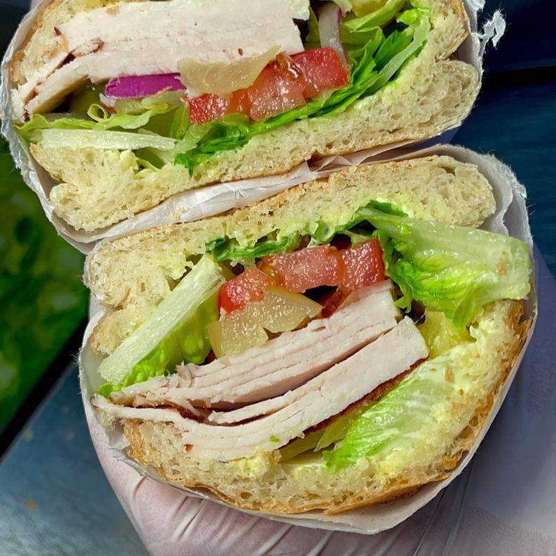 menu item 9 of 9, Turkey Sandwich
