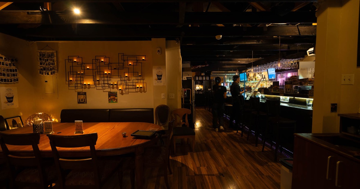 Dining and bar areas