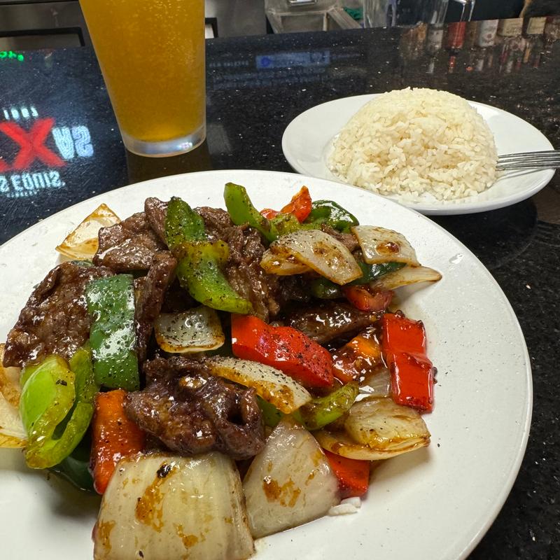 Pepper Steak with Rice photo