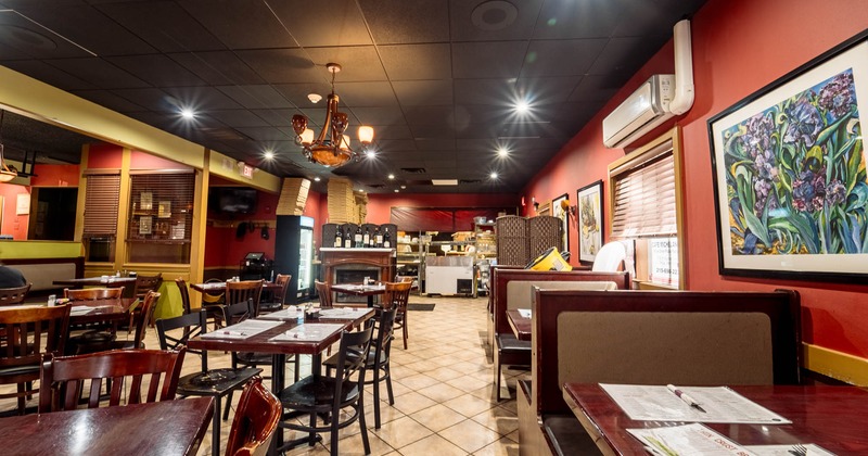 Interior, dining area