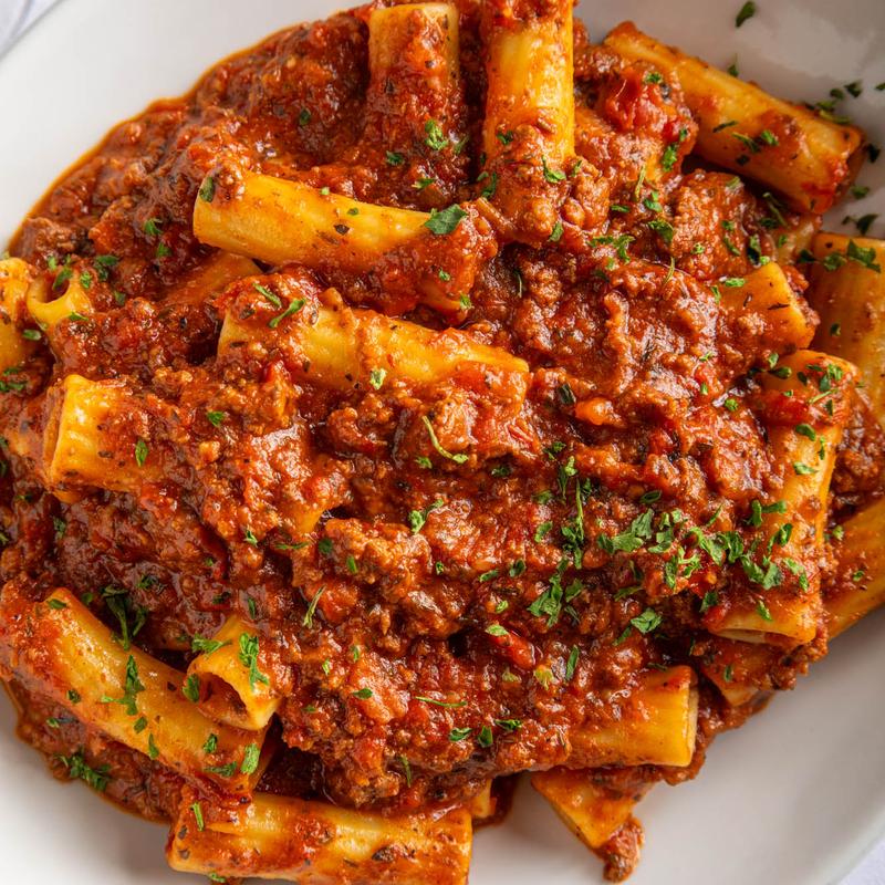 Rigatoni Bolognese photo