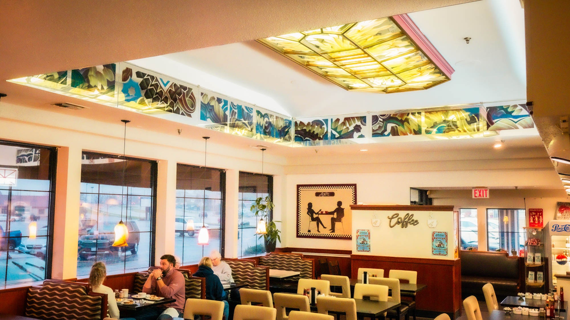 Interior, dining area