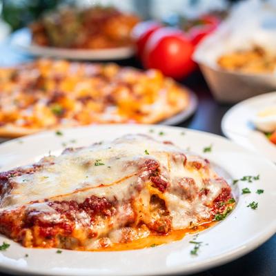 Beef lasagna.