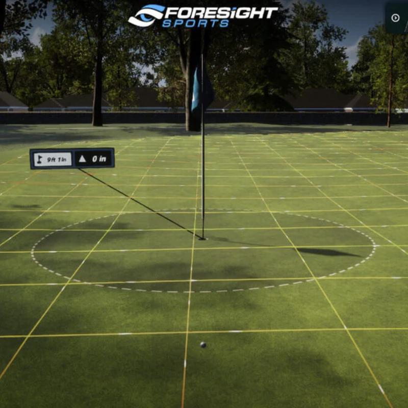 Virtual golf simulator game