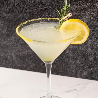 Rosemary lemon drop martini.