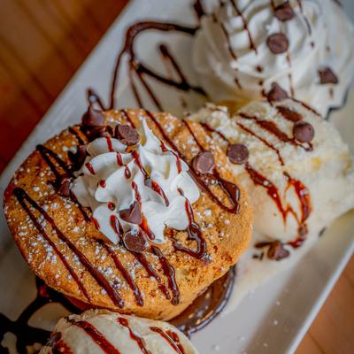 Chocolate Chip Lava Cookie.